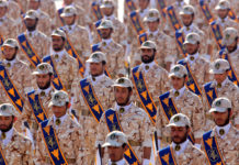 Iranska revolucionarna garda na meti Brisela