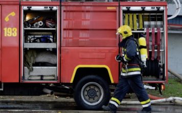 Požar u bolnici u Požarevcu