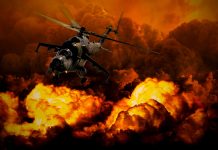 Vojni helikopter pao na pijacu