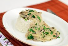 Aromatični pilav sa spanaćem i leblebijama