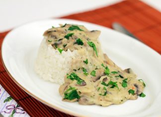 Aromatični pilav sa spanaćem i leblebijama