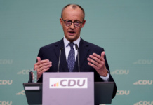 Merc treći put izabran za predsednika CDU