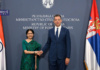 Đurić primio u oproštajnu posetu ambasadorku Indije