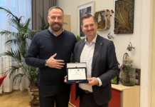 Prijatelj bečkih Srba: Plaketa zahvalnosti Markusu Francu