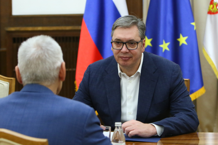 Aleksandar Bocan-Harčenko i Aleksandar Vučić