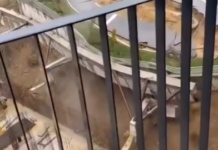 Obrušio se potporni zid i deo saobraćajnice u Kragujevcu (VIDEO)