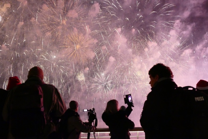 Vatromet u Beogradu na vodi
