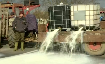 Protest srpskih poljoprivrednika iz Čačka, Kraljeva i Knića