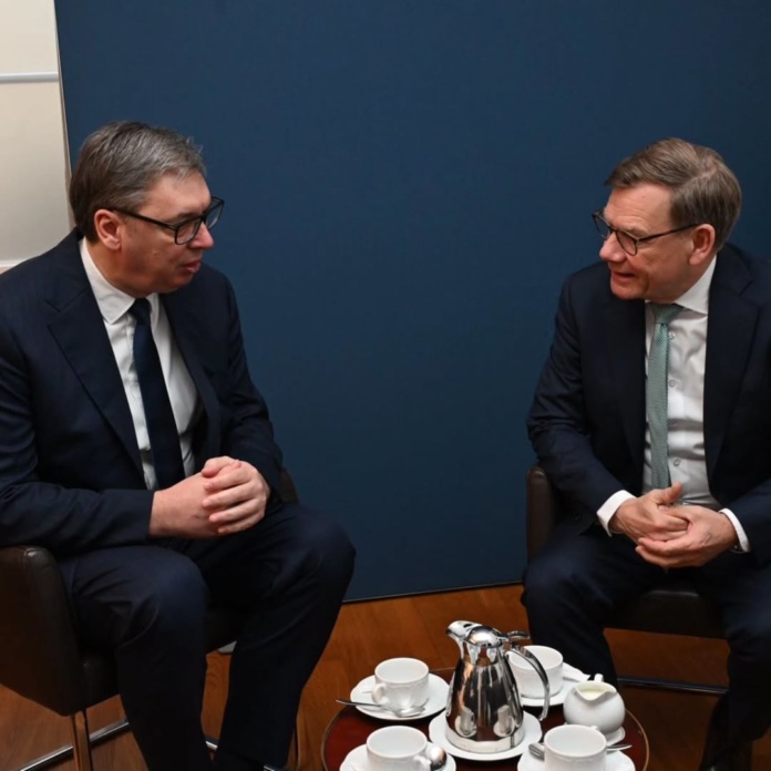 Aleksandar Vučić i Johan Vadeful