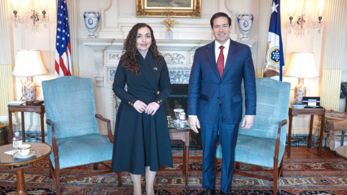 Vjosa Osmani i Marko Rubio